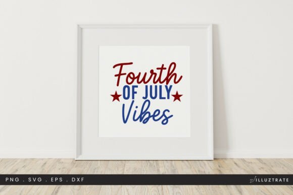 4th July Vibes SVG Clipart for Crafts & Graphics