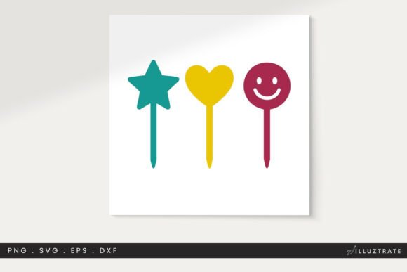 Food Picks SVG Cut File Clipart PNG: Graphics for Crafts-Driven Branding