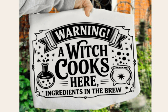 Halloween Witch Brew SVG Design for Crafts & Graphics