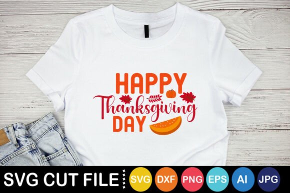 Happy Thanksgiving Day SVG: Graphics for Crafts & Content
