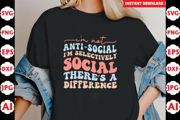 Im Selectively Social Theres a Differenc: Graphics for Crafts & Brand Personality