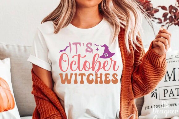 Its October Witches Spooky Halloween SVG: Graphics for Crafts & Content