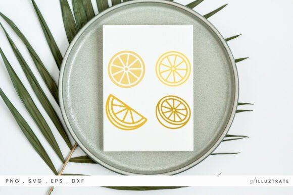 Lemon SVG Clipart: Graphics for Crafts & Creative Brands