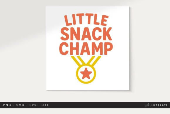 Lunch Champ SVG Cut File Clipart PNG for Crafts & Graphics