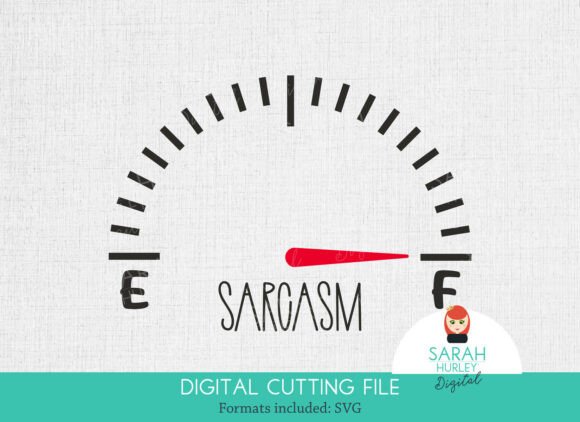 Sarcasm Meter Graphics for Crafts & Content