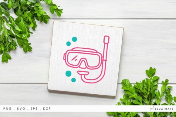 Snorkel SVG Clipart: Graphics for Crafts